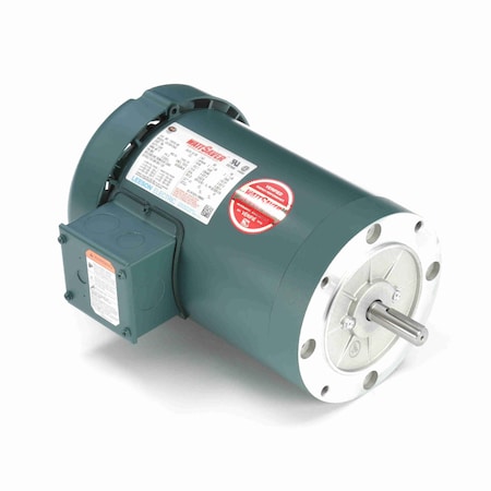 Leeson General Purpose Motor, 2 HP, 3 Ph, 60 Hz, 230/460 V, 3600 RPM, 56C Frame, TEFC 116751.00